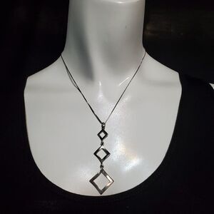 Piercing Pagoda Sterling Silver Box Chain Necklace